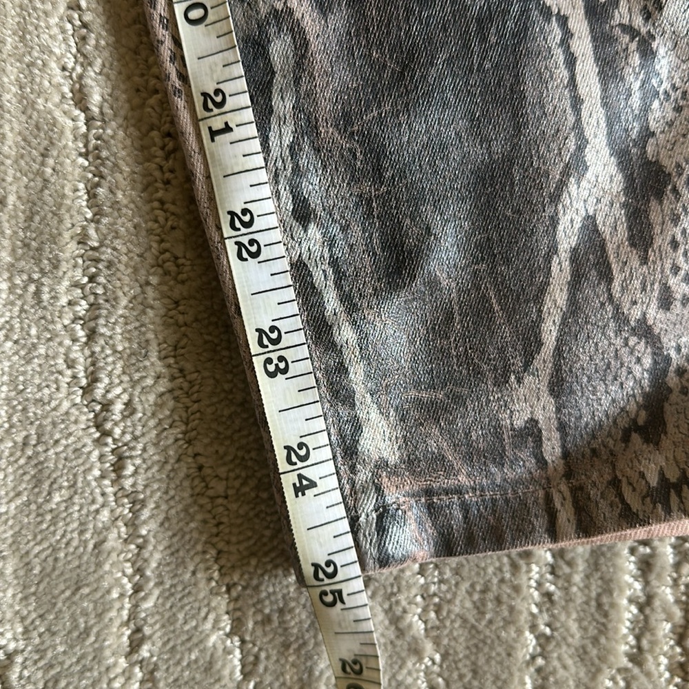 L’agence Margot High Rise Skinny Snake Skin Pants - Picture 12 of 12